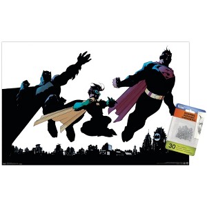 Trends International DC Comics - Batman - Robin - Superman - Trio Unframed Wall Poster Prints - 1 of 4