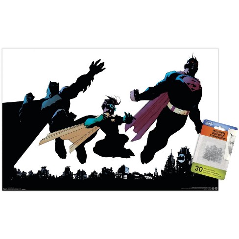 Trends International DC Comics - Batman - Robin - Superman - Trio Unframed Wall Poster Prints - image 1 of 4