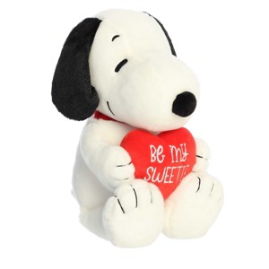 Aurora Small Snoopy Be My Sweetie Peanuts Timeless Stuffed Animal White 8.5" - 1 of 4