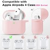 BONGEEK Silicone Apple Airpods 4th Generation - VOTILE 2026 Bling Cover with Keychain, Earbuds Charging Accessory for Women Girls - Pink - 2 of 4