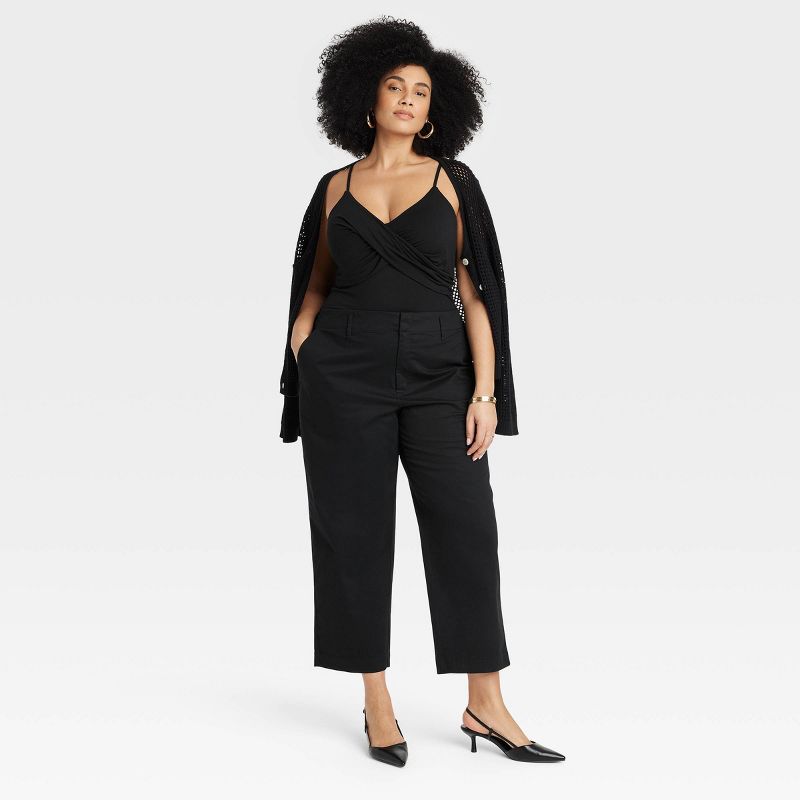 Women's Slim Fit Twist Bodysuit - A New Day™, 4 of 5