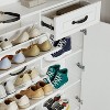 Airsurfer White color shoe cabinet with 4 doors 1 drawers,large space for storage - 2 of 4