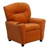 Emma and Oliver Contemporary Kids Recliner with Cup Holder - 2 of 4