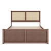 YOOCOZZ Queen Size Platform Bed with 4 Storage Drawers, Rattan Headboard Design - 4 of 4