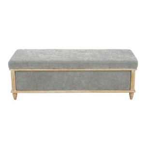 NicBex Storage Ottoman Bench for Bedroom,18 Inch Wide Fashion Storage Bench with Wood Frame,Ottoman for Living Room,Bedroom,Entryway - 1 of 4