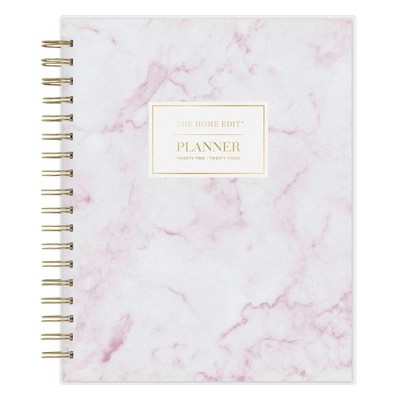 2022-23 Academic Planner Weekly/Monthly Frosted 8"x10" Marbelous - The Home Edit for Day Designer