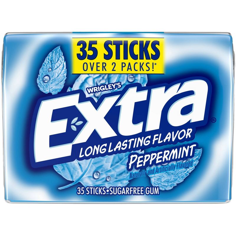 EXTRA Peppermint Sugar free Gum - 35 Stick Pack, 1 of 10