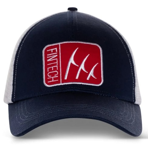 Fintech United By Fishing Snapback Hat - Dress Blues