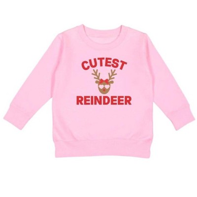 Kids Cutest Reindeer Sweatshirt - SWEET wink 2T