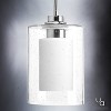 Urban Ambiance Luxury Contemporary Pendant Light,  10"H x 5.875"W,  Polished Chrome Finish, UHP2260 - 3 of 4