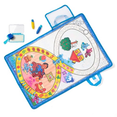 Washable Activity Play Mat Doodle Colour Painting Create Lacing Set All Day Fun 
