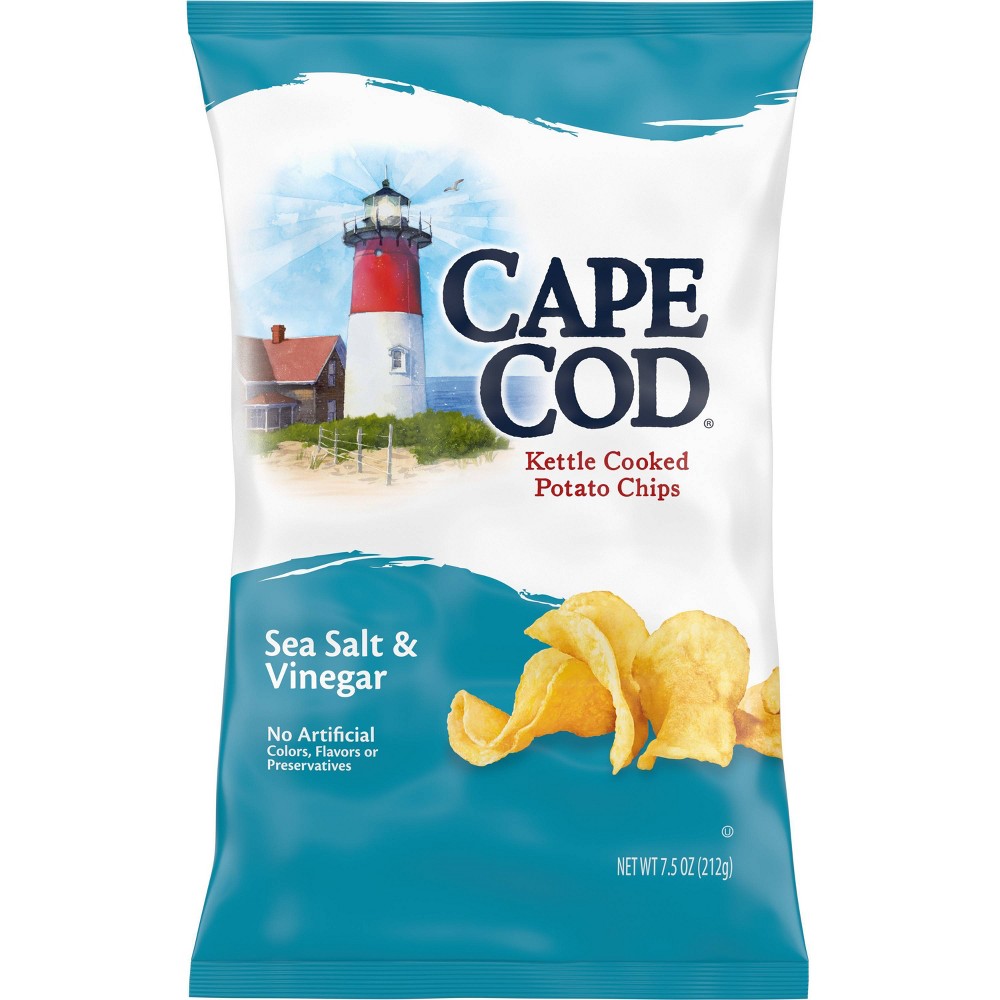 UPC 020685000287 product image for Cape Cod Potato Chips Sea Salt and Vinegar Kettle Chips - 7.5oz | upcitemdb.com