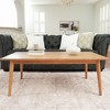 Plank+Beam Solid Wood 48" Mid Century Modern Coffee Tables for Living Room - 2 of 4
