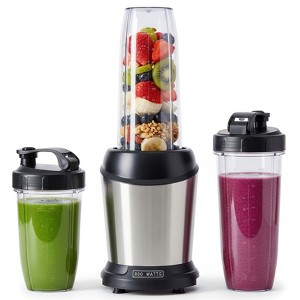 JIONJOY 800W Ice Crushing Blender Set – Home Kitchen Blender for Milkshakes, Sauces, Juices, 3 Travel Cups - 1 of 4