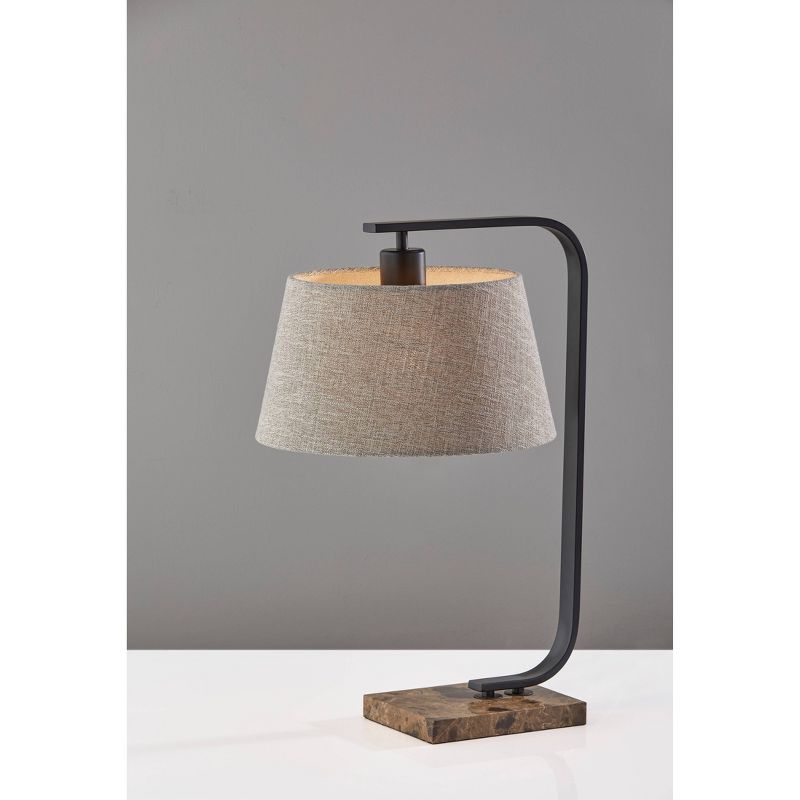 Bernard Table Lamp Black - Adesso, 1 of 8