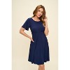 WEST K Women's Elli Short Flutter Sleeve High-Waist Mini Dress - 4 of 4