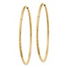Black Bow Jewelry 1.25mm, 14k Gold, Diamond-cut Endless Hoops, 40mm (1 1/2 Inch) - 2 of 4