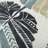 22"x22" Oversize Poly-Filled Leaf Pattern Botanical Indoor/Outdoor Square Throw Pillow - Rizzy Home - 3 of 4
