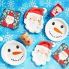 Blue Panda 24 Pack Santa Claus Paper Plates for Christmas Party Supplies (7.5 x 10 In) - 2 of 4