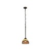 Chloe Lighting Serenity Victorian Tiffany-Style Dark Bronze 1 Light Mini Pendant 8" Wide - 4 of 4