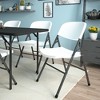 COSCO Commerical Plastic Folding Chairs, 4-Pack, White Speckle - 2 of 4