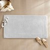 AZL1 Life Concept Bath Rug and Mat Cotton Tufted Extremely Plush Dense Medium Pile Reversible Machine Wash for Bathroom, Gray, 5.32"*15.75"*5.91" - 2 of 4