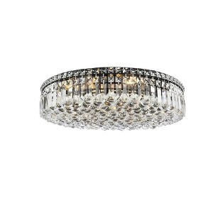 Elegant Lighting Maxime 9 - Light Flush Mount in  Black - 1 of 3