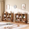 Kids Bookshelf, Bookcase Footboard, Toy Storage Cubby, 35.4" L Children's Toy Shelf, Toy Storage Cabinet - 4 of 4