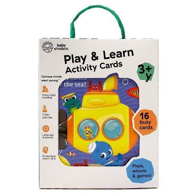 Play & Learn Activity Cards - (Baby Einstein) by  Scarlett Wing (Board Book)