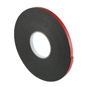 Unique Bargains Car Waterproof Double Sided Sponge Tape Red Black 1 Pc - 1 of 4