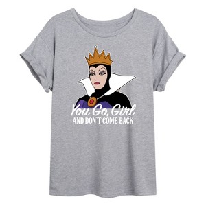 Women's - Disney - You Go Girl, & Don't Come Back Oversized Graphic T-Shirt - 1 of 4