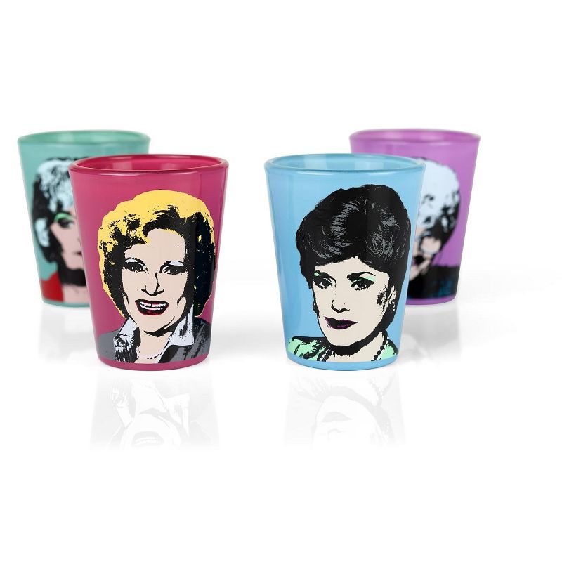 Just Funky The Golden Girls 2-Ounce Character Mini Glasses | Set of 4, 4 of 7