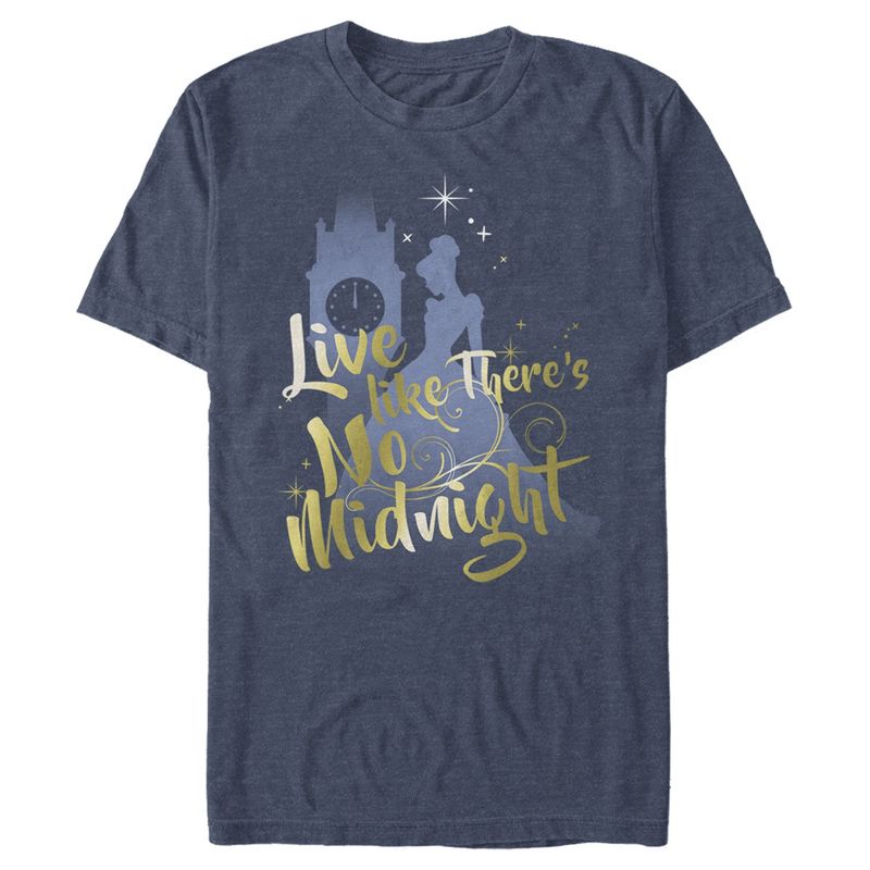 Men's Cinderella Live Like There's No Midnight T-Shirt, 1 of 4