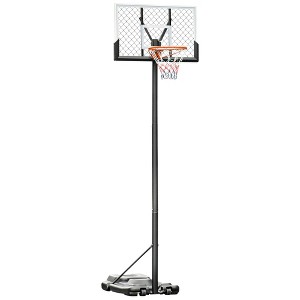 Soozier Basketball Hoop Stand Height Adjustable to 5.2 ft-10 ft for Outdoor Use - 1 of 4