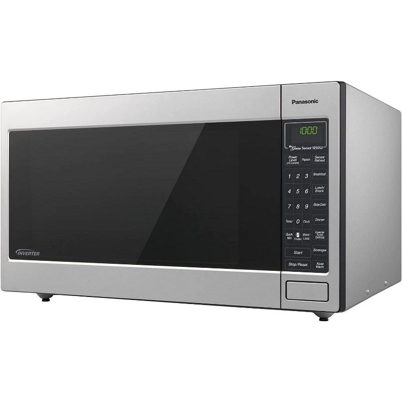 Panasonic NN-T945SF 2.2 cu.ft Inverter Countertop Microwave Oven 1250 Watt Power with Genius Sensor Cooking, Stainless Steel, 2 of 9