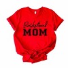 Simply Sage Market Basketball Mom Short Sleeve Tee - XL - Red - 2 of 4