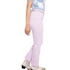 Women's Cut Off Cropped Straight Leg Jeans - JUST BLACK DENIM - 2 of 4
