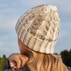 Women's Chunky Cable Knit Beanie Hat -Cupshe - image 4 of 4