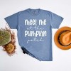 Simply Sage Market Women's Meet Me At The Pumpkin Patch Script Short Sleeve Garment Dyed Tee - 2 of 2