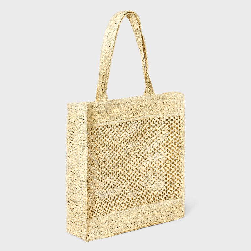 Crochet Tote Handbag - Universal Thread™, 4 of 10