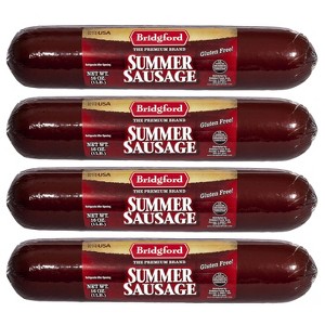 Bridgford Summer Sausage 16 oz - Protein-Rich Keto-Friendly Shelf-Stable Snack - Great for Sausage Rolls and on Your Charcuterie Boards - 1 of 4