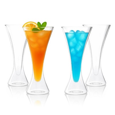 LEMONSODA Double Walled Cocktail Martini Glasses -  7 fl. oz