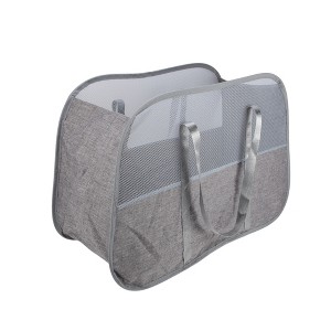 Unique Bargains Back-shoulder Style Laundry Basket 30.71"x13.78"x21.65" 1 Pc - 1 of 4