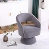 Accent Chairs Swivel With Smooth 360-Degree Swivel Base, Accent Chairs Modern, Swivel Chairs With High-Density Sponge Seat Cushion-Cuddlewood - 2 of 4