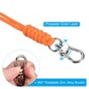Unique Bargains Braided Wrist Polyester Keychain ID Card Lanyard with Hook - 4 of 4