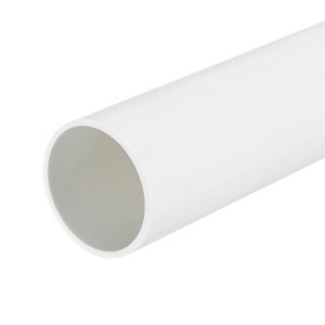 Unique Bargains High Impact Water Plumb Cable Sleeve PVC Rigid Round Pipes 13" Length - 1 of 3