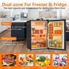 Mini Fridge With Freezer, 4.3 Cu.Ft Single Door Refrigerator - Adjustable Thermostat, Reversible Doors, Ideal for Dorm, Office, Rv, Garage, Apartment - 3 of 4