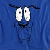 Courage The Cowardly Dog Scared Adult T-Shirt - 2 of 4
