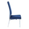 Chintaly,Contemporary Motion Back Side Chair with Chrome Frame - 2 Per Box - 4 of 4