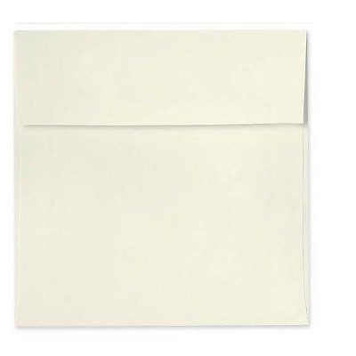 LUX 5 x 5 Square Envelopes 2 11/16 x 3 11/16 Natural - 100% Recycled 8505-NPC-50